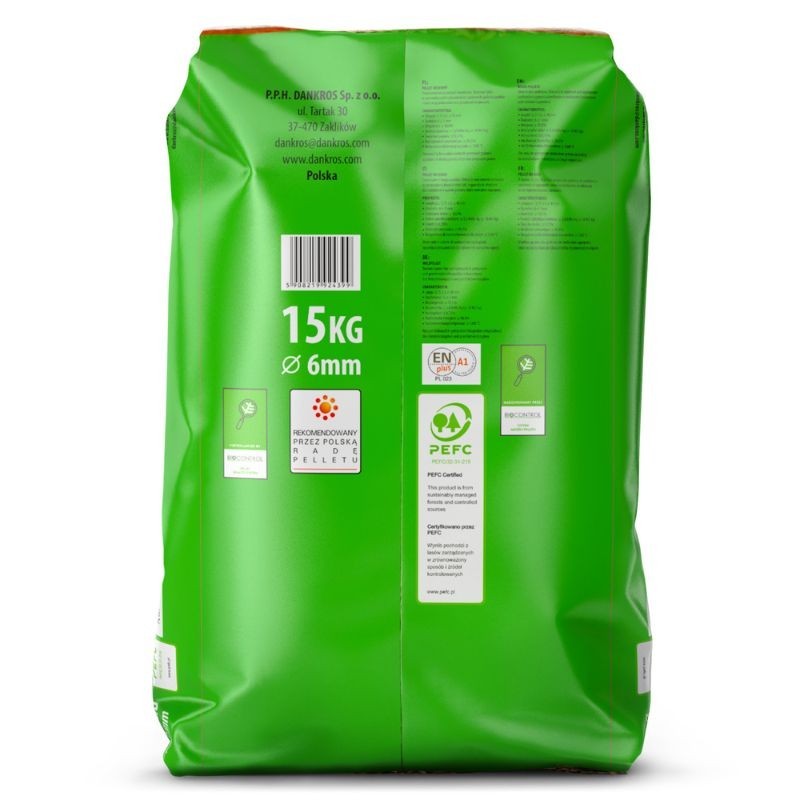 Pellet DANKROS 975 kg / 65 worków - obrazek 2